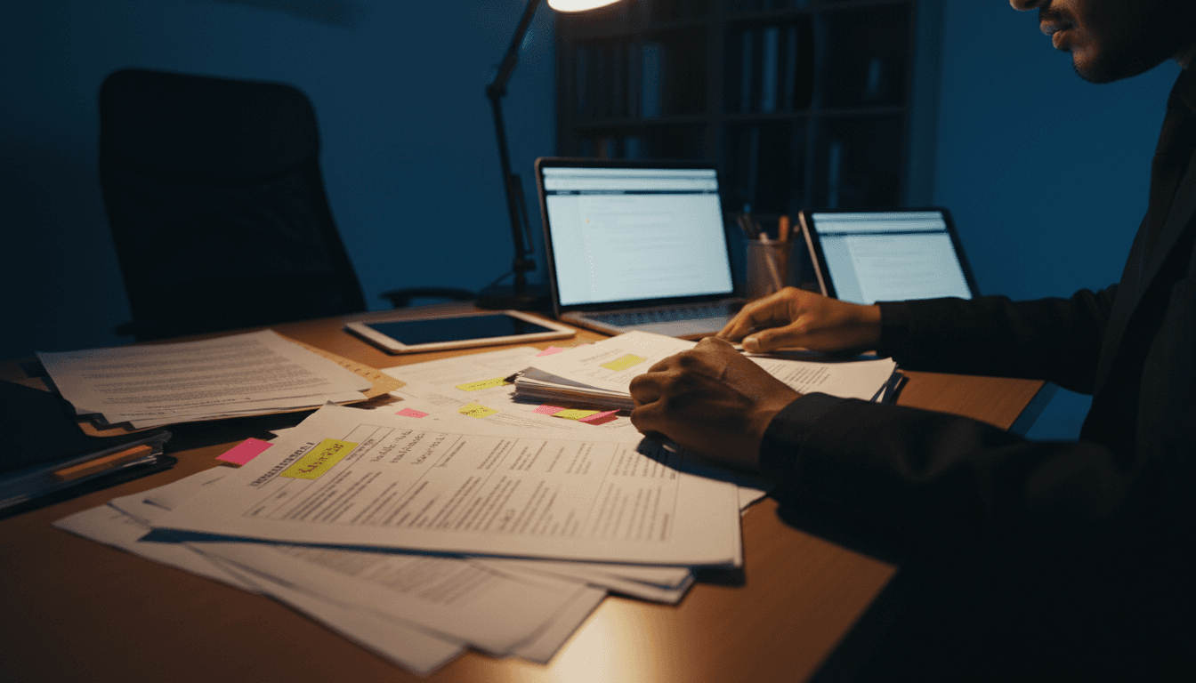 Detailed case analysis and legal document review for strategic planning